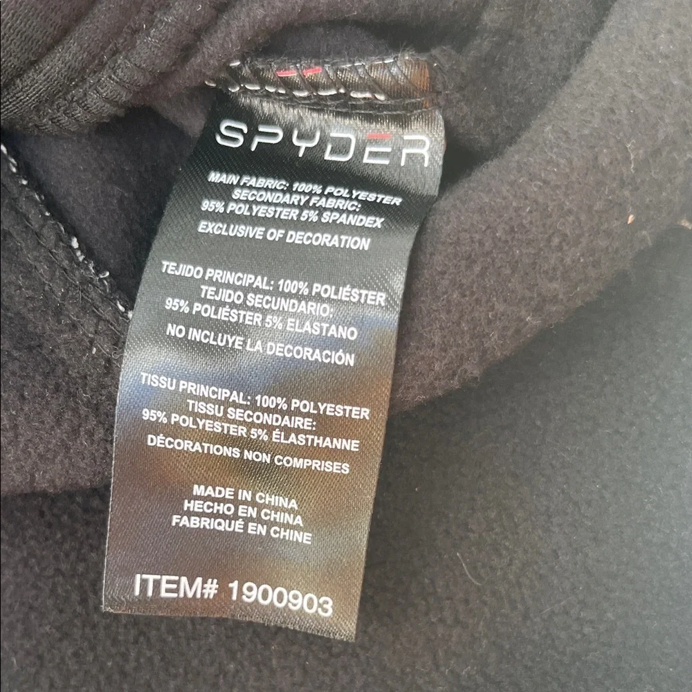 Spyder Heather Gray and Black Knit Jacket NWT men’s small